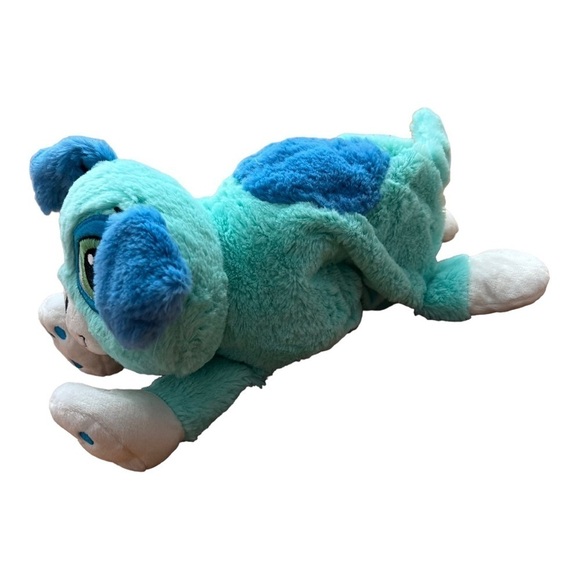 Jay At Play Rainbow Fluffies 12in Blue Puppy Dog Plush‎ Rainbow Inside 2019 - Picture 4 of 9
